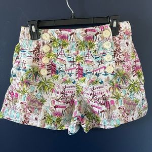 J. crew high waisted shorts size 6